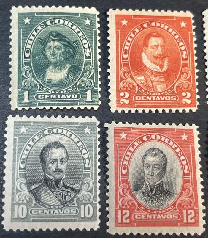 CHILE # 98-112--MINT/HINGED---COMPLETE SET---1911