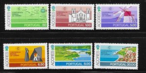 Portugal Azores 1980 World Tourism Conference Manila Sc 316-321 MNH A3679