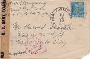 United States A.P.O.'s 5c Monroe Prexie 1944 U.S. Army Postal Service, A.P.O....