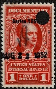 1952 United States Revenue Scott Catalog Number R599 Used