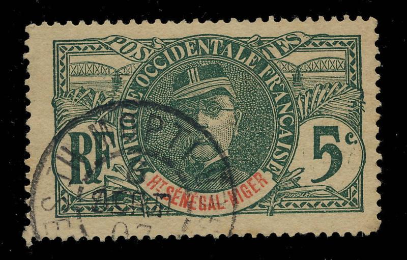 Ht-SENEGAL-&-NIGER - 1907 - CACHET À DATE DE MOPTI SUR 5c FAIDHERBE -PEU COMMUN