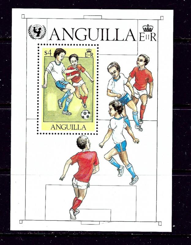 Anguilla 452 MNH 1981 Youth Soccer S/S