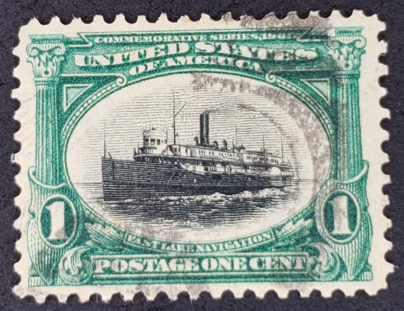 United States, Scott #294, VF used, small thin upper left