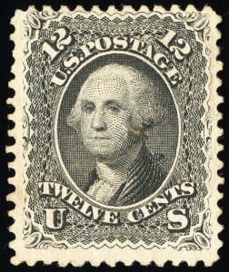 US Stamps # 69 MH F-VF Great Color And Nice Appearance Scott Value $1,700.00