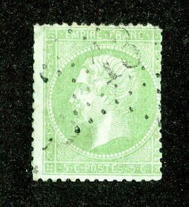 `1871 France Sc # 24 used cv. $110 ( 2452 WX )