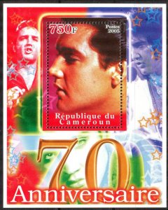 Cameroon 2005 Music Singer Elvis Presley (II) S/S MNH Private