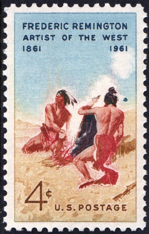 SC#1187 4¢ Frederic Remington Single (1961) MNH