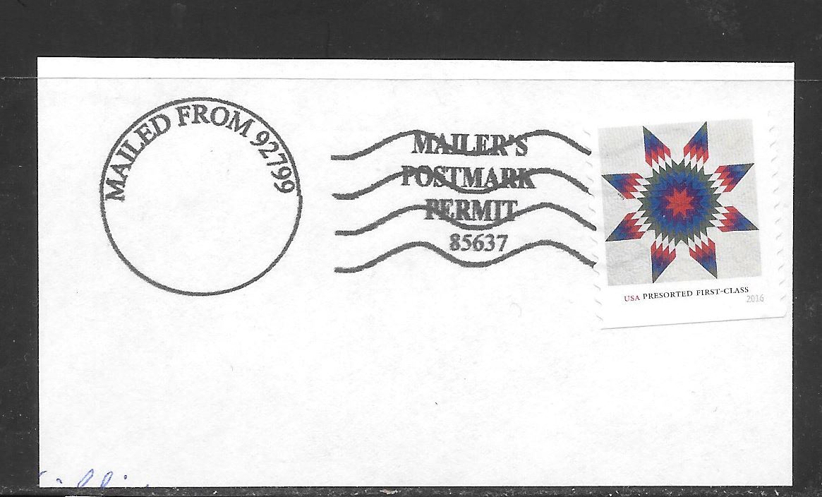 Just Fun Cover Z109 10 Cent Lot Mailed from Santa Ana, California