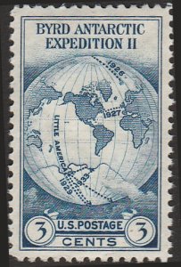 # 733 MINT NEVER HINGED ( MNH ) FINE Dark Blue Byrd Antarctic