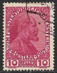 LIECHTENSTEIN 1917-18 10h Prince Johann II Pictorial Sc 6 CTO Used