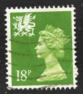 STAMP STATION PERTH Wales #WMH34 QEII Definitive Used 1971-1993