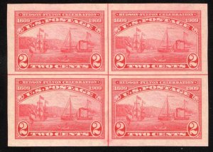 momen: US Stamps #373 CENTER LINE BLOCK MINT OG 2LH/2NH SUPERB LOT #78965