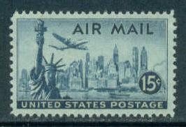 C35 15c N.Y. City Fine MNH Plt/4 LR 25492 E9438