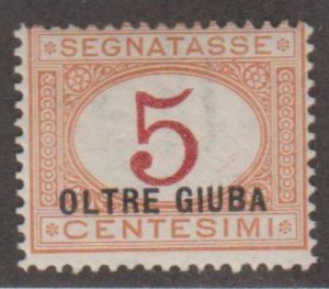 Oltre Giuba Scott #J1 Stamp - Mint NH Single