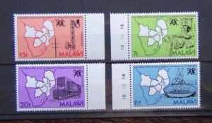 Malawi 1985 South African Development Co-ordination Conference in block x 4 MNH