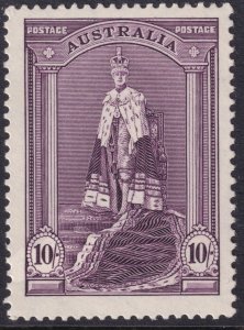Sc# 178 Australia 1938 KGVI King George VI 10/ MNH issue CV $40.00