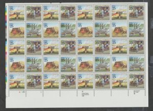 U.S. Scott Scott #2434-2437 Universal Postal Congress Stamp - Mint NH Sheet
