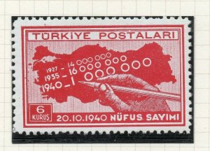 Turkey 1940 Early Issue Fine Mint Hinged 6k. NW-10505