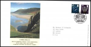 Great Britain Wales 36-37 Typed FDC