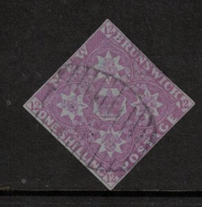 New Brunswick #3 Used Fine With Ideal Light Cancel - Bright Red Violet Shade