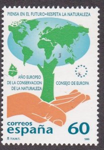 Spain # 2809, Nature Conservation, NH, 1/2 Cat