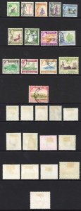 Rhodesia and Nyasaland SG18/30 1959-62 QEII Part Set of 14 Used