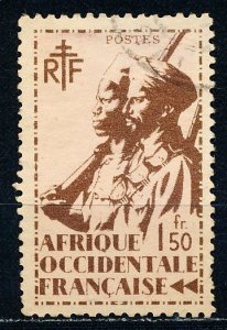 French West Africa #26 Single Used