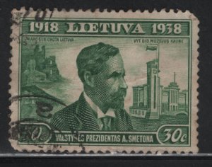 Lithuania 307 President Antanas Smetona 1939