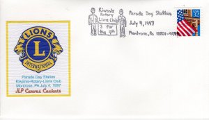 PARADE DAY STATION, KIWANIS, ROTARY, LIONS CLUB,  MONTROSE, PA  1997  L9