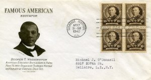 United States First Day Covers #859-893 Cat$175, 1940 Famous Americans, compl...