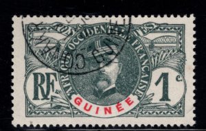 French Guinea Scott 33 Used General Faidherbe stamp