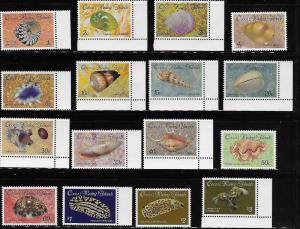 Cocos Islands 1985-86 Seashells Definitive MNH A608