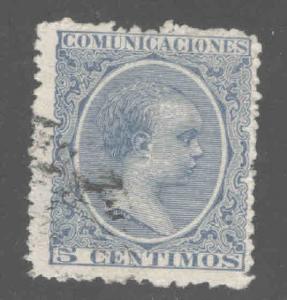 SPAIN Scott 257 Used 1889-1899 King Alfonso XIII