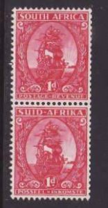 South Africa-Sc#99- id9-unused og NH 1p pair-Ship-1943-