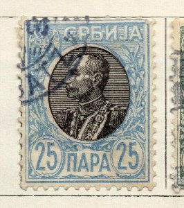 Serbia 1905 Early Issue Fine Used 25p. NW-114519