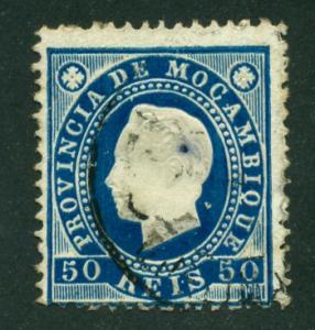 Mozambique 1886 # 20 U SCV(2014)=$0.50