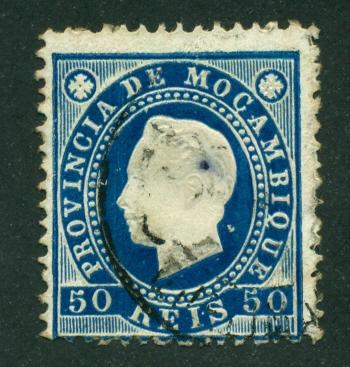 Mozambique 1886 # 20 U SCV(2014)=$0.50