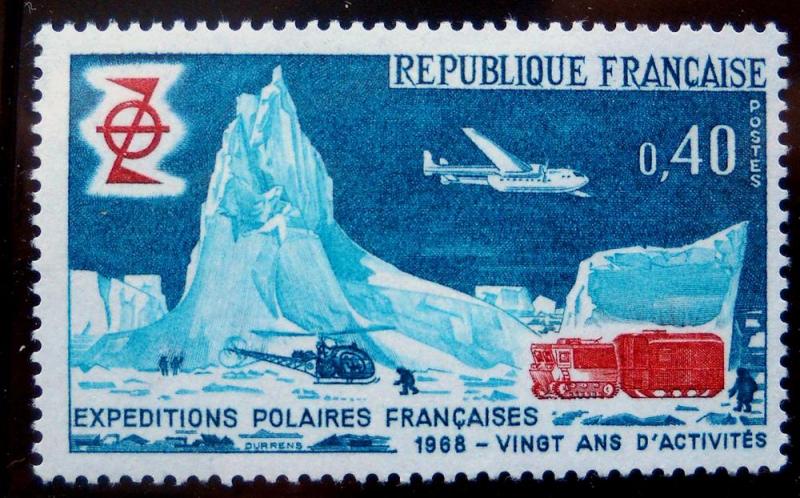 aec- France Scott # 1224 MH, Antarctic Exploration,