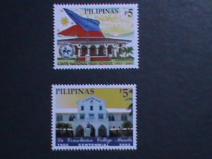 ​PHILIPPINES 2002-SC#2784,2787 CETENNARY OF COLLEGE & HIGH SCHOOL MNH VF