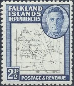 Falkland Islands Dependencies Scott #'s 1L13 MH