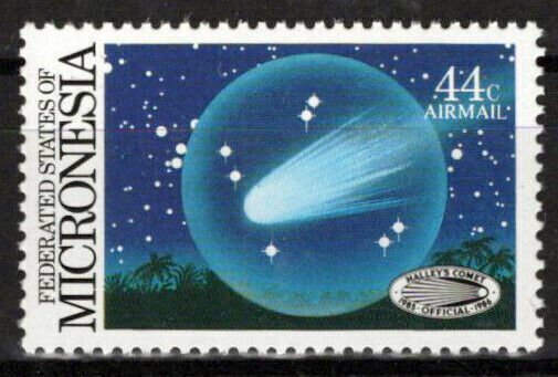 Micronesia C19 MNH Air Post Space Halley's Comet ZAYIX 0224S0168M