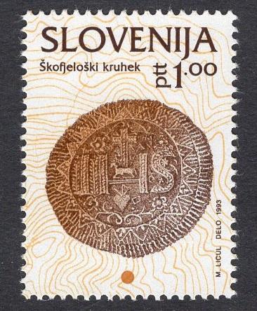 Slovenia  #153 1993 MNH Slovene culture 1t.  honey-cake