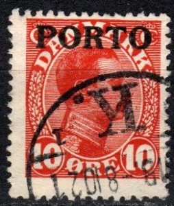 Denmark #J4 F-VF  Used CV $17.00 (X1151)