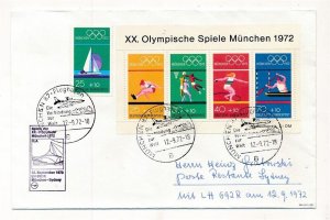 D410010 Germany FC Lufthansa LH 692 R Munchen-Sydney 1972 Olympics