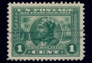 US 397 1c 1913 Panama Pacific perf 12 used PSAG grade 95