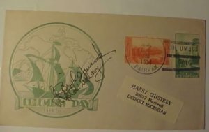 USA  AUTOGRAPH NAVY CAPTAIN   1934  PATRIOTIC