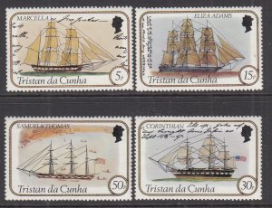 Tristan da Chuna 306-309 MNH VF