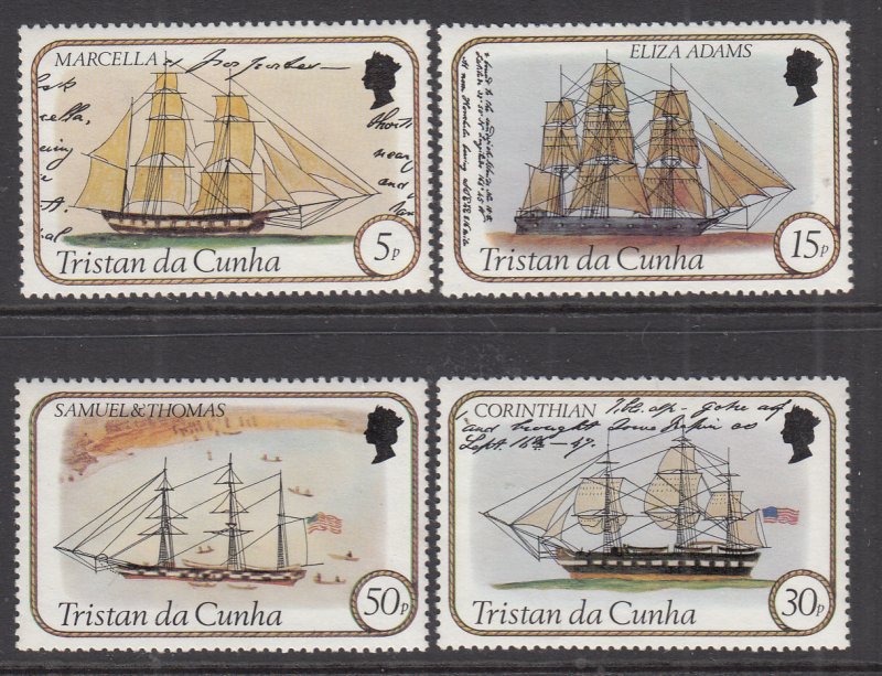 Tristan da Chuna 306-309 MNH VF