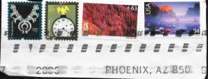 US C139 & C141. used. Post Marks. Bryce Canyon, Yosemite Nat. Park. Nice.