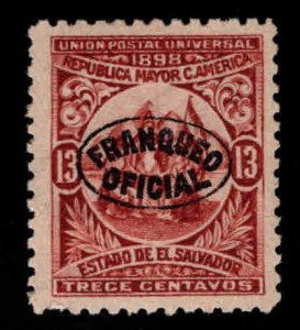 El Salvador Scott o135 MNG 1897 official